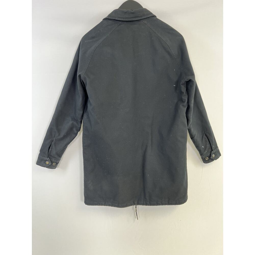 Carhartt W'Ona Coach Canvas Jacket Quilted Lined Distressed Black Women’s Sm - Picture 3 of 12